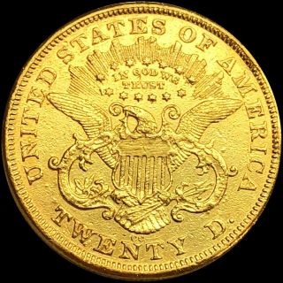 1875 - CC Liberty $20 Double Eagle Gold NEARly UNCIRCULATED Lustery ms bu CARSON 3