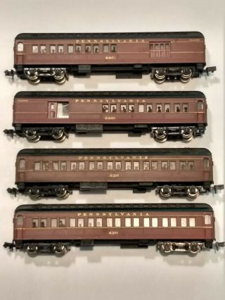 N Scale Bachmann Pennsylvania Rr Passenger Coach Cars 4311 And 6901