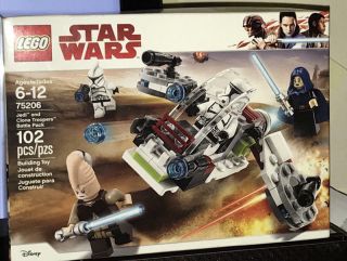 Lego Star Wars 75206 Jedi & Clone Troopers Battle Pack 102 Pc Box