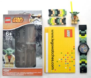 Lego Star Wars Master Yoda Buildable Real Watch & Toy Minifigure Disney
