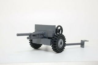 World War 2 American 37mm M3 Anti - Tank Gun Ww2 Made With Real Lego® Bricks
