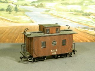 On30 Narrow Gauge O Scale " Shorty " Caboose Colorado & Southern C&s Lighted