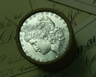 $20 BU Morgan Roll UNC Silver Dollar 1893 & CC Morgan Dollar Ends Pre 21 85 3