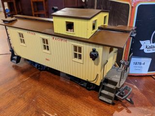Kalamazoo G Scale Model Train Union Pacific Yellow Caboose 1876 - 4 2