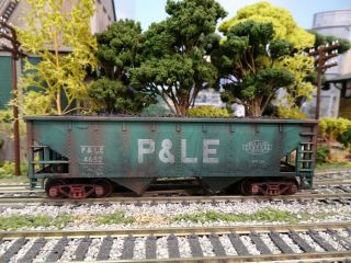 Ho Train Custom Built Weathered P&le Pittsburgh & Lake Erie Coal Hopper E34