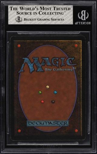 1993 Magic The Gathering MTG Beta Dark Ritual C K BGS 7.  5 NRMT,  (PWCC) 2