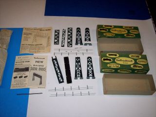 Authenticast Metal Sb - 1 Ho Signal Bridge Kit Boxed Plus Parts