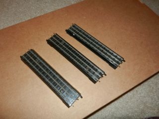 3 Lionel 0062 Oo 3 Rail 7 Inch Straight Track Sections,