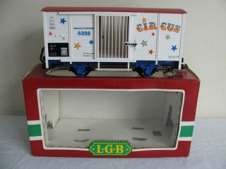 Vintage Lgb Lehmann G Scale Circus Train Box Car 4036 Ex