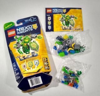 Lego Nexo Knights Ultimate Aaron 70332 Open Box Contents