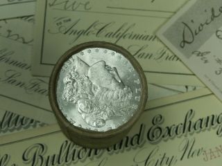 $20 BU Morgan Roll UNC Silver Dollar 1893 & CC Morgan Dollar Ends Pre 21 51 2