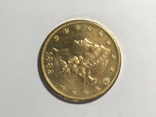 1882 - S Us Gold $20 Liberty Head Double Eagle Great Coin