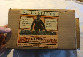 Pre - War Lionel O Gauge No.  127 Station Box Only