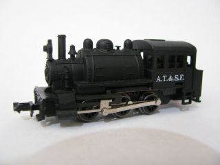 N Scale Gauge Life - Like Coal Locomotive Train A.  T.  &.  S.  F.  25604