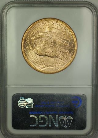 1910 - S $20 St.  Saint Gaudens Double Eagle Gold Coin NGC CAC MS - 63 Choice BU 2