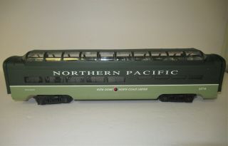Lionel O Scale Lighted Northern Pacific 2570 Vista - Dome Car W/ Detailed Interior