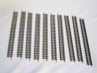 Z Scale Marklin,  8500 10 Sections Of 4 - 3/8 " (110 Mm) Straight Track