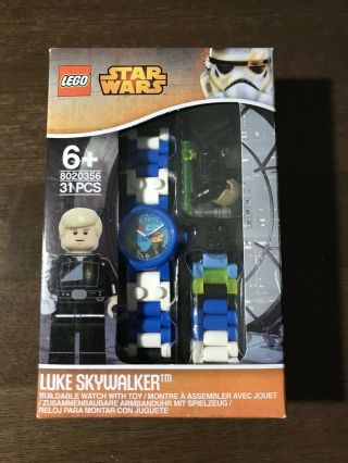 Lego Star Wars Luke Skywalker Buildable Watch Mini Figure 8020356