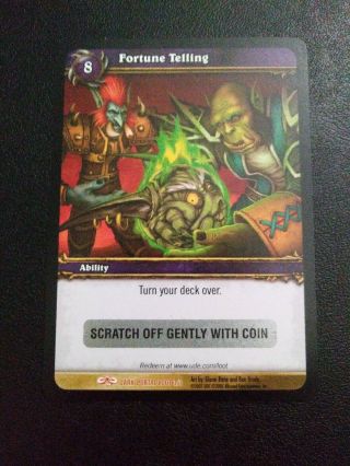 Wow Unscratched Fortune Telling Loot Imp In A Ball Loot Card World Of Warcraft
