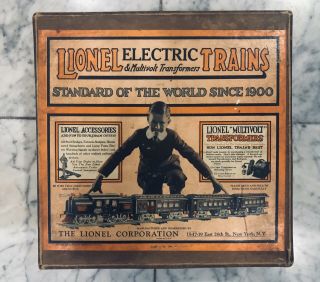 Antique Lionel Train Box For Outfit 294 O Guage Track Toy Train Railroad