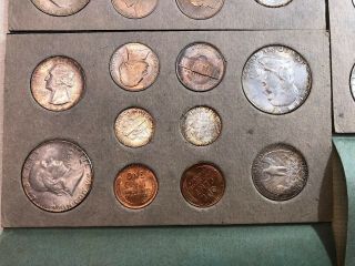 1952 P - D - S US Double Set 30 Brilliant Uncirculated Coins In Holder 2