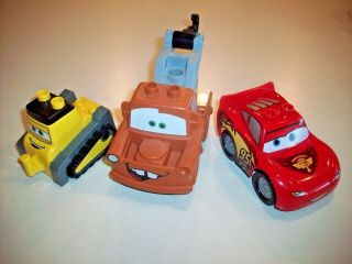 Lego Duplo Disney Cars Lightning Mcqueen,  Tow Mater & Yellow Friend