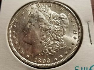 1893 P Morgan Silver Dollar,  Uncirculated Key Date Inv11 S1115