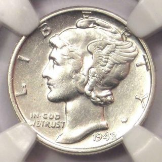 1942/1 Mercury Dime 10c - Certified Ngc Au Details - Rare Overdate Variety Coin