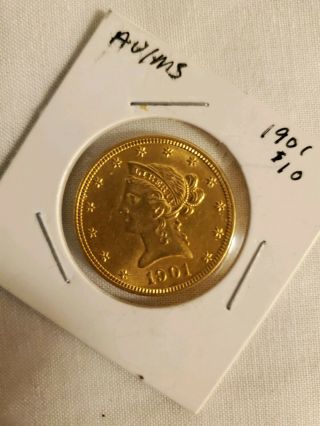United States $10 Ten Dollar Liberty Head Gold Eagle Coin
