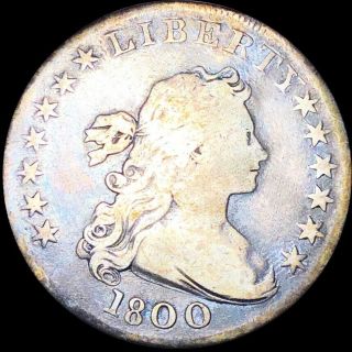 1800 Draped Bust Silver Dollar Nicely Circulated High End Philly Collectible Nr