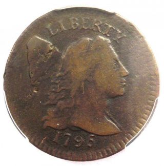 1795 Liberty Cap Large Cent 1c Coin (plain Edge) - Certified Pcgs Vf Details