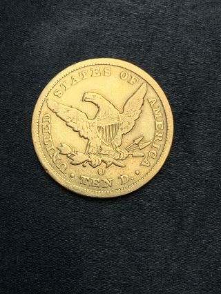 1851 O $10 Gold Liberty Eagle Early Gold Scarce Early Orleans 2