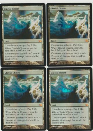 Foil Glacial Chasm - From The Vault: Realms X4 Mtg