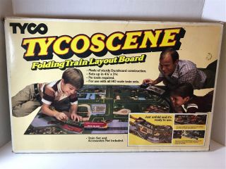 Tyco Tycoscene Folding Train Layout Board 4.  5 