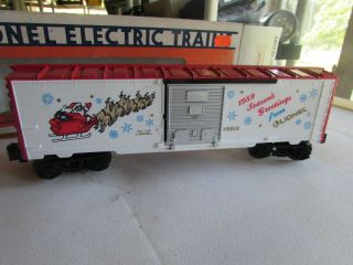 Lionel 6 - 19908 1989 Christmas Boxcar