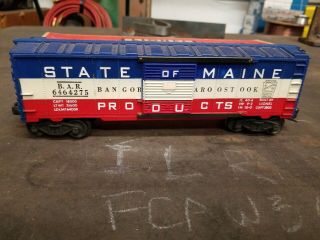 Lionel No.  6464 - 275 State Of Maine Box Car With Box