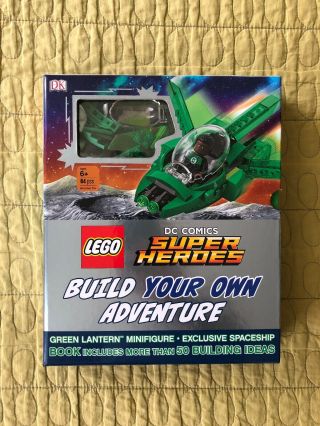 Heroes Lego Build Your Own Adventure Green Lantern Mini Figure Book 84 Pc.