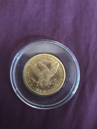 United States 1901 Liberty Head $10 Ten Dollar Gold Eagle Coin Piece 2