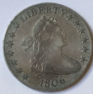 1806 Liberty 50 Cent Piece Coin
