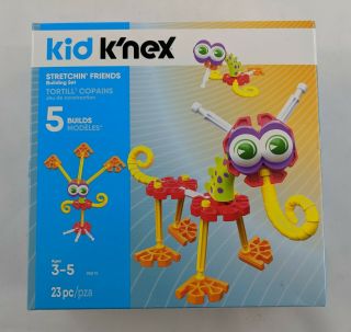 Kid K’nex Stretchin Friends Building Set Ages 3 - 5 Toy Kit 23pcs Motor Skills