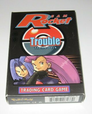 Pokemon Trading Card Game - Team Rocket Trouble Theme Deck