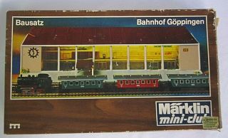 Z Scale Marklin Mini Club 8960 Goppingen Station Kit