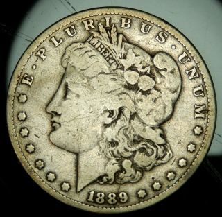 1889 Cc Carson City Morgan Silver Dollar - Vg