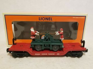 Lionel 2006 North Pole Central Flatcar With Handcar 6 - 26893 See Pictures