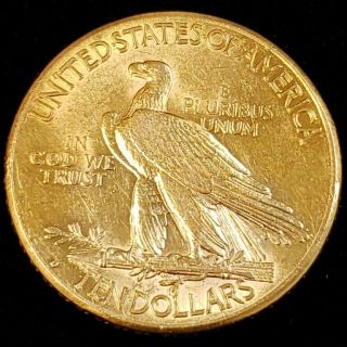 1914 D US Indian Head Gold Eagle $10 Ten Dollar Collector Coin IH1431 2