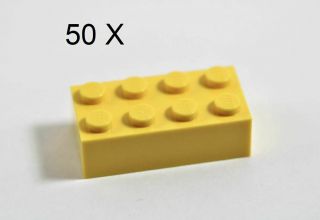 Lego® Yellow Brick 2 X 4 Design Id 3001