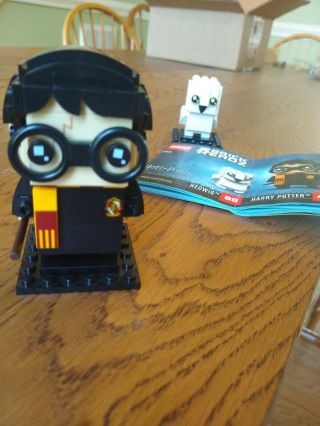 Barely Lego 41615 Harry Potter & Hedwig BrickHeadz 49 & 50 Complete Set 3