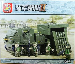Army Missile Car (314pcs) Building Blocks Bricks B0303 Sluban Military Diy Toy