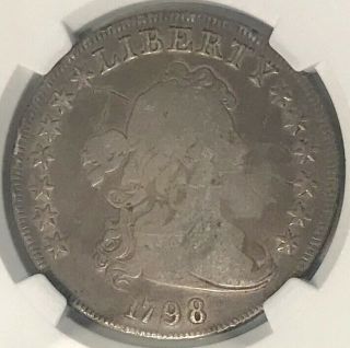 1798 Draped Bust Dollar Ngc (vg Details)