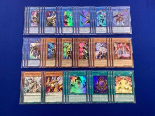 Yu - Gi - Oh Complete Nekroz Deck Core 51 Cards Brionac Valkyrus Trishula Cycle